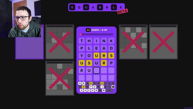 Let's Play Squabble - A Wordle Battle Royale! смотреть онлайн