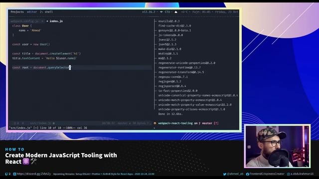Create Modern JavaScript Tooling with React #6 - Transform Modern JavaScript Features with Babel смотреть онлайн