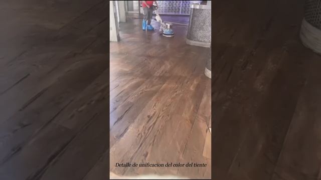 Aplicacion del tinte en suelo de madera maciza смотреть онлайн