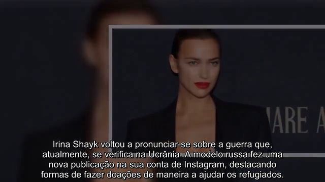 Modelo russa Irina Shayk volta a pronunciar-se sobre guerra na Ucrânia смотреть онлайн