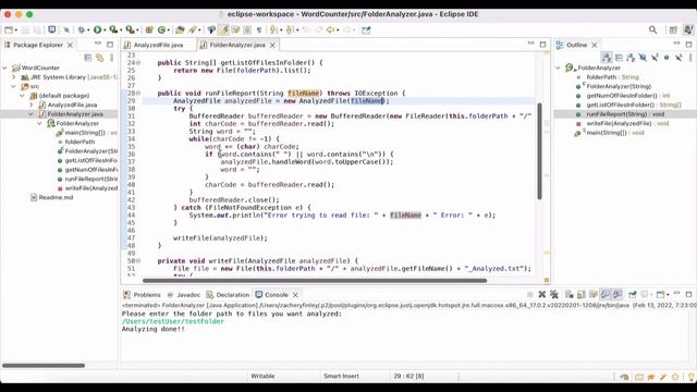 Word Counter - Demo and Code (Java) смотреть онлайн