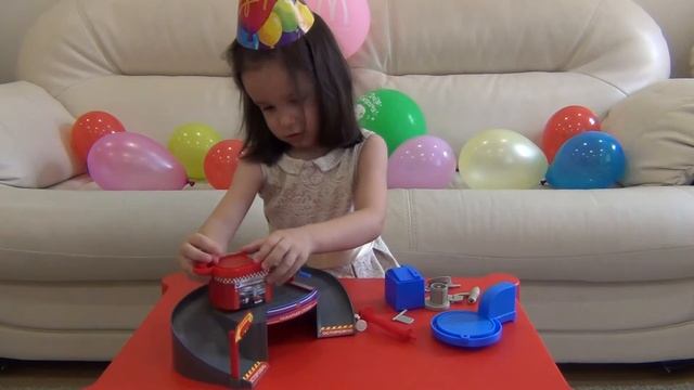 Машинки Полиция Пожарная Вертолет Парковка Технопарк Cars Police Fire Helicopter Parking Technopark