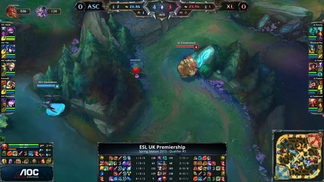 Ascendance eSports vs. exceL eSports - Game 1 | Grand Final | ESL LoL Premiership | Qualifer #3 смотреть онлайн