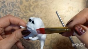 Ватная игрушка. Лягушка. 1 часть.