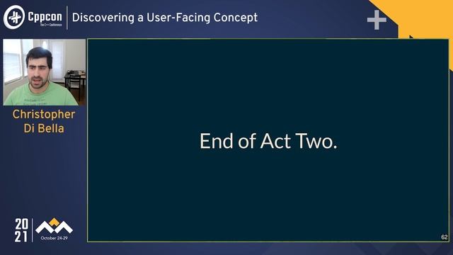 Discovering a User-Facing Concept - Christopher Di Bella - CppCon 2021 смотреть онлайн