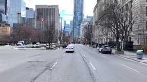 TORONTO Canada Driving Around Downtown [4K]