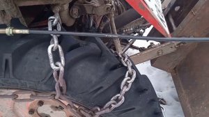 Т-25.Отдельный рычаг переключения пониженных повышенных передач и  реверса отдельным рычагом и трос