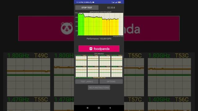 POCO F3 CPU Thermal Throttling Test смотреть онлайн