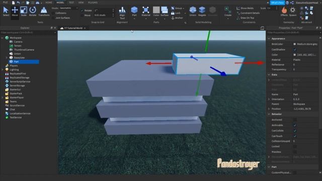 How to create UNIONS and NEGATIVE PARTS! | Roblox Studio Tutorial смотреть онлайн