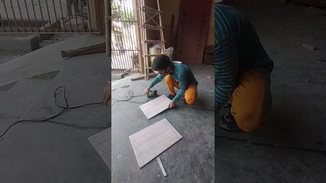 Cutter मशीन से टाइल काटें। смотреть онлайн