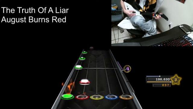 Clone Hero - Truth of a Liar by August Burns Red 100% FC смотреть онлайн