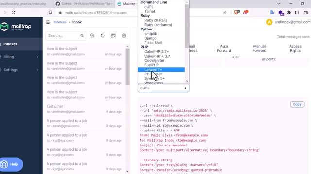 45. Sending Email | PHP Bangla Tutorial | Basic to Advanced | PHP 8.2 смотреть онлайн
