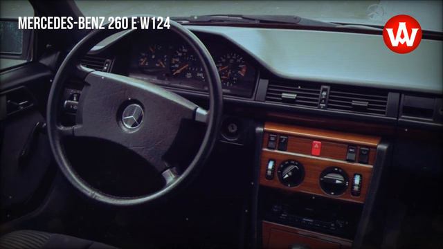 1991 Mercedes-Benz 260 E W124 with the six-cylinder M103 engine смотреть онлайн