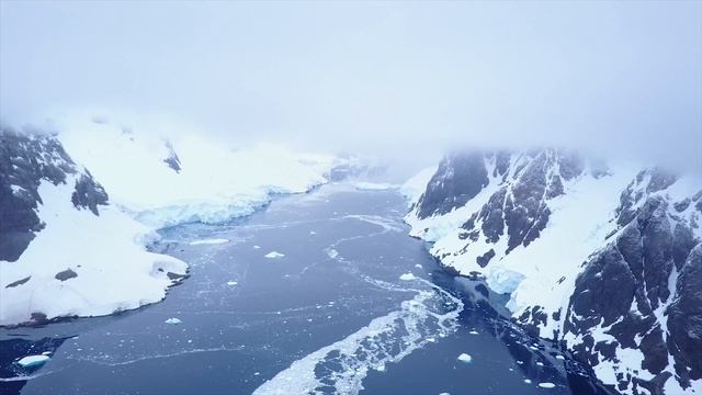 BEAUTIFUL ANTARCTICA (Land of Ice) AERIAL DRONE 4K VIDEO! смотреть онлайн