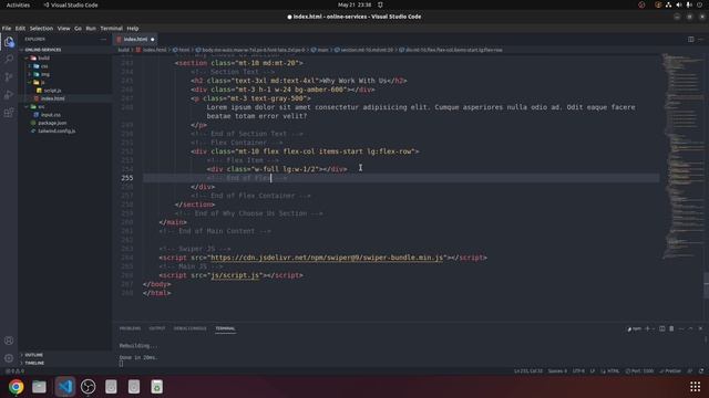 Tailwind CSS Tutorial for Beginners | Responsive Landing Page (Mini Project) смотреть онлайн