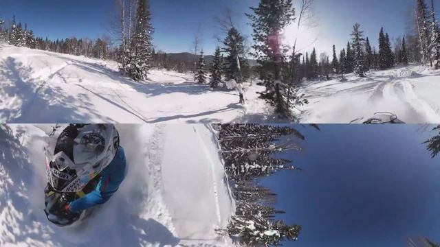 BRP Travel в Шерегеше. Январь 2017. 360 video смотреть онлайн