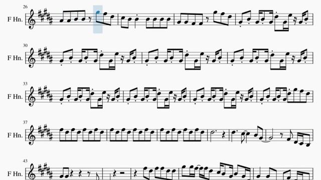 Horn Sheet Music: How to play Levels by Avicii смотреть онлайн