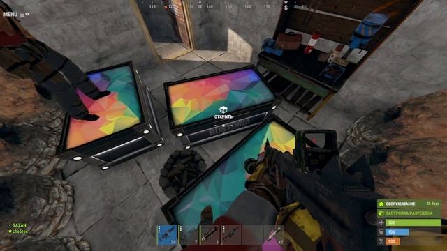 ЗАСТРОИЛ ГОРОД НПС в РАСТе RUST #rust #раст смотреть онлайн