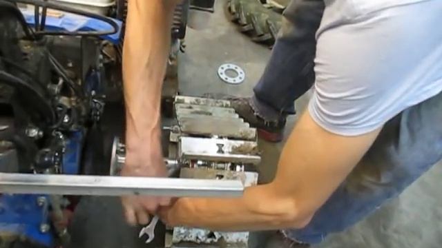 Mounting Tracks to Walk-Behind Tractor смотреть онлайн