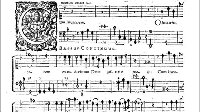 André Campra (1660-1744). Cum invocarem exaudit me Deus, motet à 2 voix смотреть онлайн