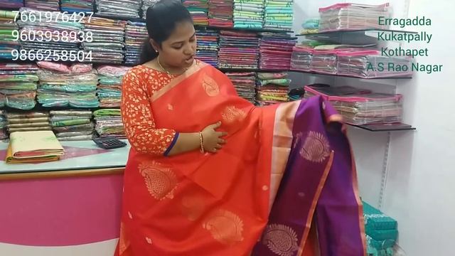 Letest Nakshatra Light Weight pattu sarees episode-1173 || Vigneshwara Silks || смотреть онлайн