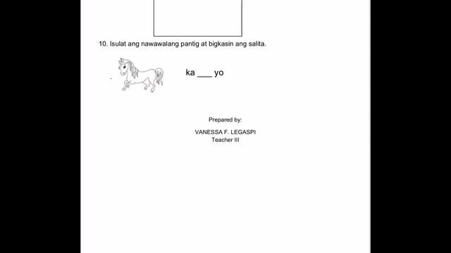Summative Test with TOS for Grade 1 (complete files modules 5 & 6) смотреть онлайн
