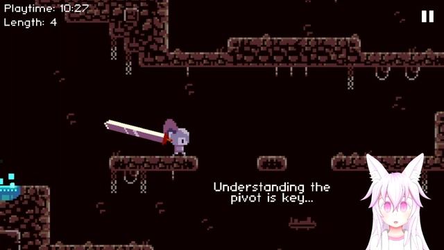 An indie game about "penetrating" a dragon's heart with your "longsword"... - Deepest sword смотреть онлайн