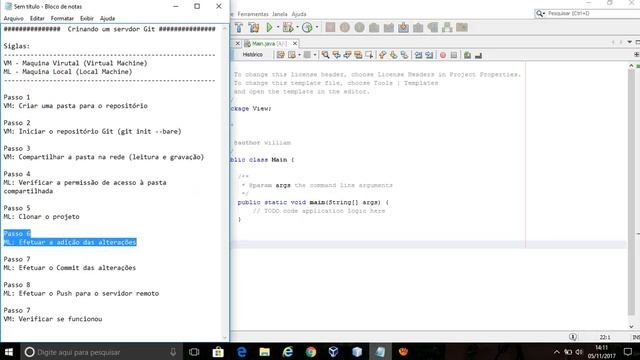 Criando um servidor Git (windows OS) смотреть онлайн