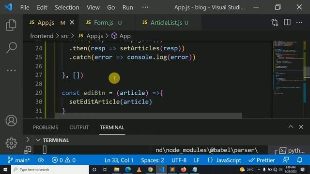 10. Get Article In A Form - Django And React JS Blog смотреть онлайн