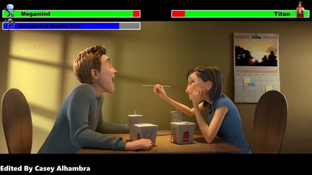 Megamind vs. Titan (First Fight) with healthbars смотреть онлайн