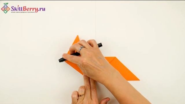 Оригами - Урок 1 - Рисуем "Мордочку лисички" (Онлайн Школа Рисования для детей) смотреть онлайн