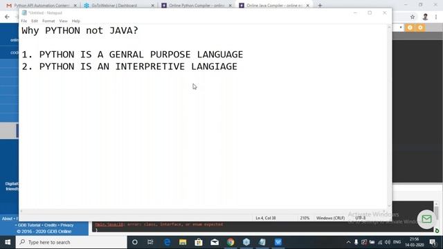 Webservices API Testing in Python - Demo Session - Day 1 (Starts from 6:25) смотреть онлайн
