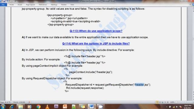 JSP Interview Questions – 106 To 120 out of 255 смотреть онлайн