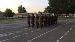 Брат Данил на плацу)