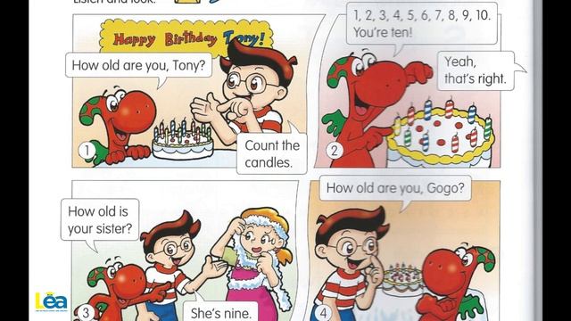 Gogo Loves English 1 - Unit 10 - How old are you? смотреть онлайн