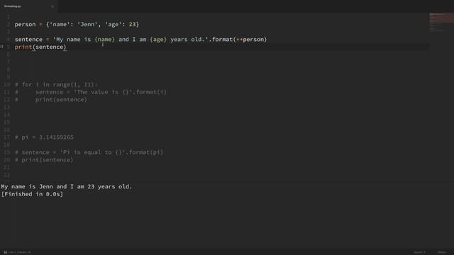 Python Tutorial String Formatting Advanced Operations for Dicts, Lists, Numbers, and Dates смотреть онлайн