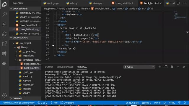 W7D2: CRUD in Django (2 of 2) смотреть онлайн