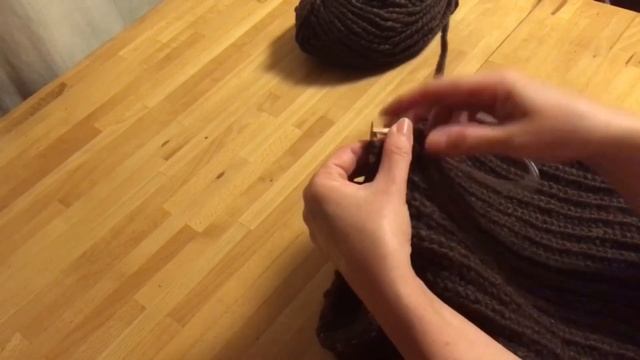 Пряжа YarnArt ALPINE ALPACA. Вязание шарфа-снуда, хомута английской резинкой. смотреть онлайн