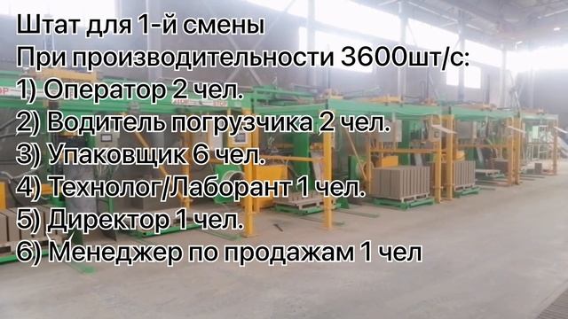 Автоматизированная Линия для производства кирпича, Плитки. производительностью до 3600шт/час смотреть онлайн
