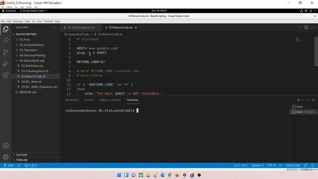 08 | Return Codes | Exit Status | MAN Command | How To Check Exit Status смотреть онлайн