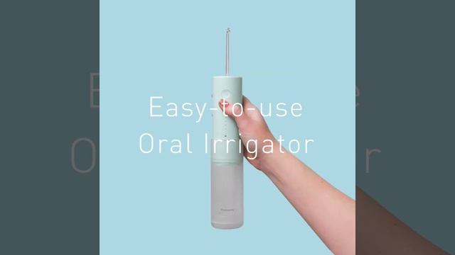 Clean your teeth anywhere - Panasonic Travel Oral Irrigator EW-DJ4B-G смотреть онлайн