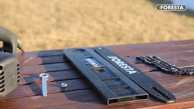 Инструкция по сборке электропилы с боковым двигателем Foresta смотреть онлайн