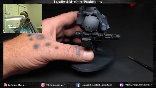 How to paint a Redemptor Dreadnought - Greyscale Tutorial смотреть онлайн