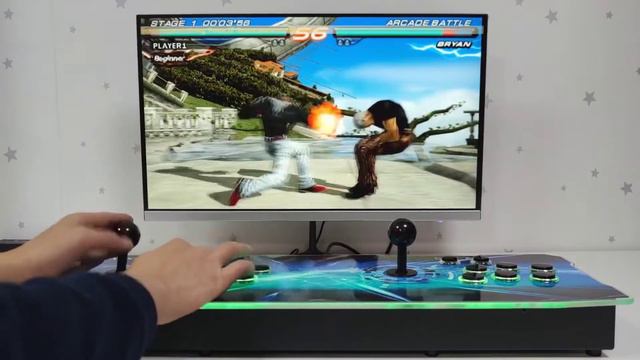 GWALSNTH 3D Pandora box 18s pro arcade game console, 8000 games installed with Wifi Function смотреть онлайн