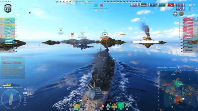 Battleship Incomparable: Devastating ship - World of Warships смотреть онлайн