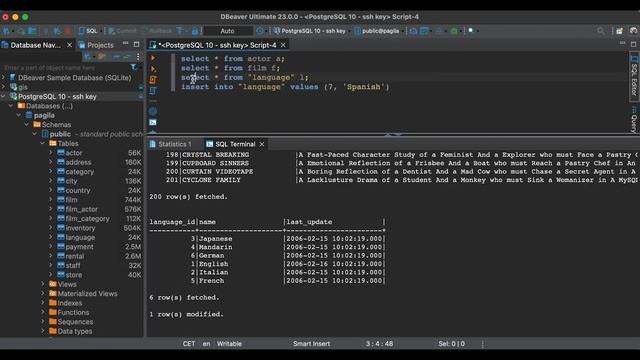 DBeaver main features for Postgres databases смотреть онлайн