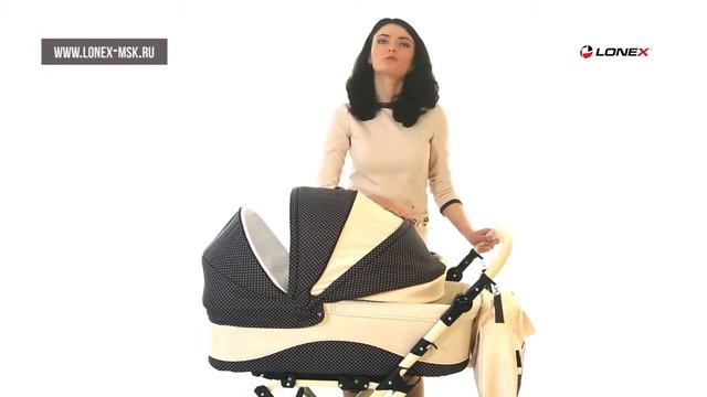 Детская коляска Lonex Carrozza смотреть онлайн