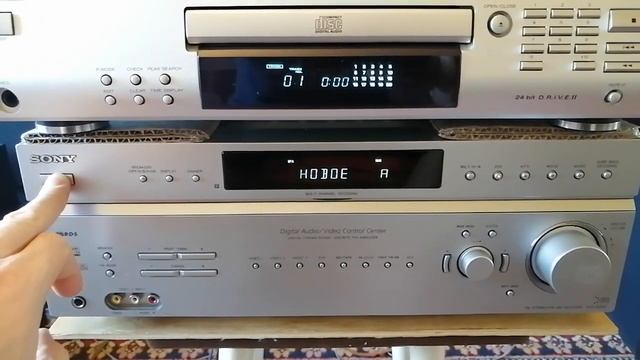 Sony STR-DE697 Сброс настроек на заводские. Factory reset. смотреть онлайн