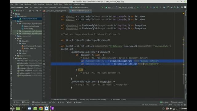 Image and Text View using Firebase Firestore | Glide and Picasso | Kotlin | Android Studio | Part- смотреть онлайн