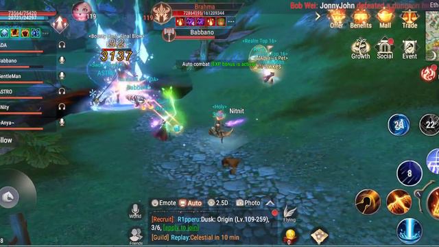 [Full HD] Weekly Quest Bounty Hunter Final Blow - Brahma - Perfect World Mobile смотреть онлайн